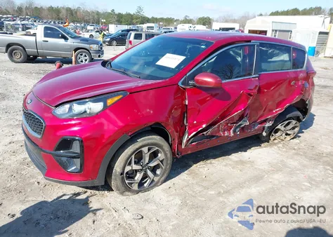 2020 Kia Sportage Lx z USA, uszkodzony, nr VIN KNDPM3AC2L7790541